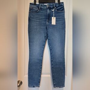New, With Tags. Good American Classic Blue Skinny Jeans; Good Legs